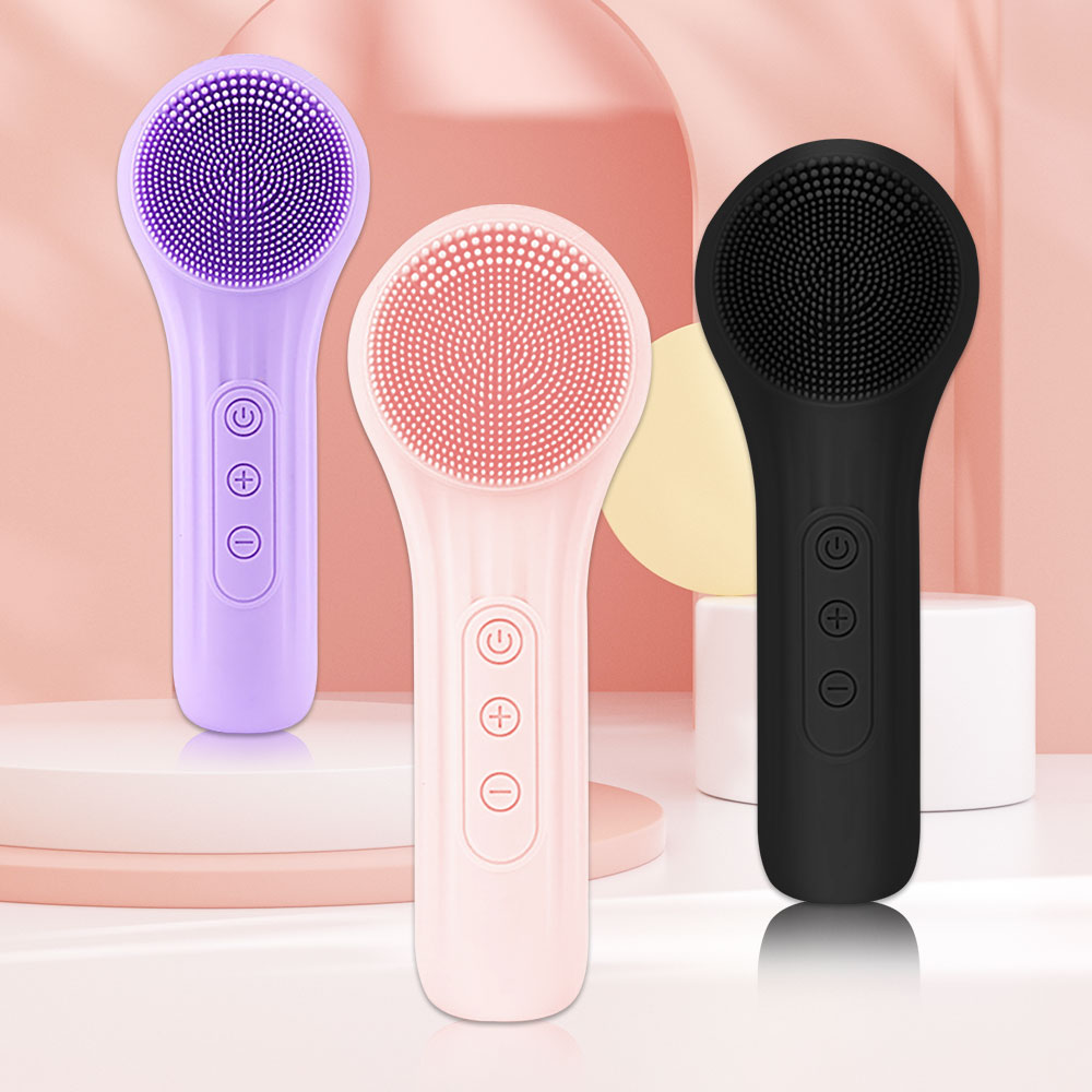 Silicone Face Scrubber Electric - Soniczna silikonowa szczoteczka do twarzy Roller