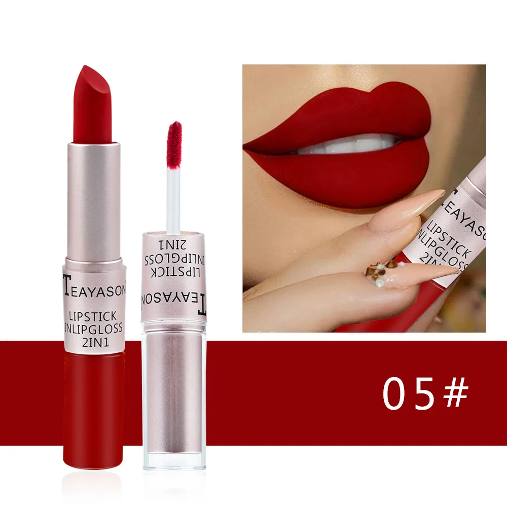 Matte Velvet Lip Tint Long Lasting - 1PC Różowa pomadka do ust Seksowny