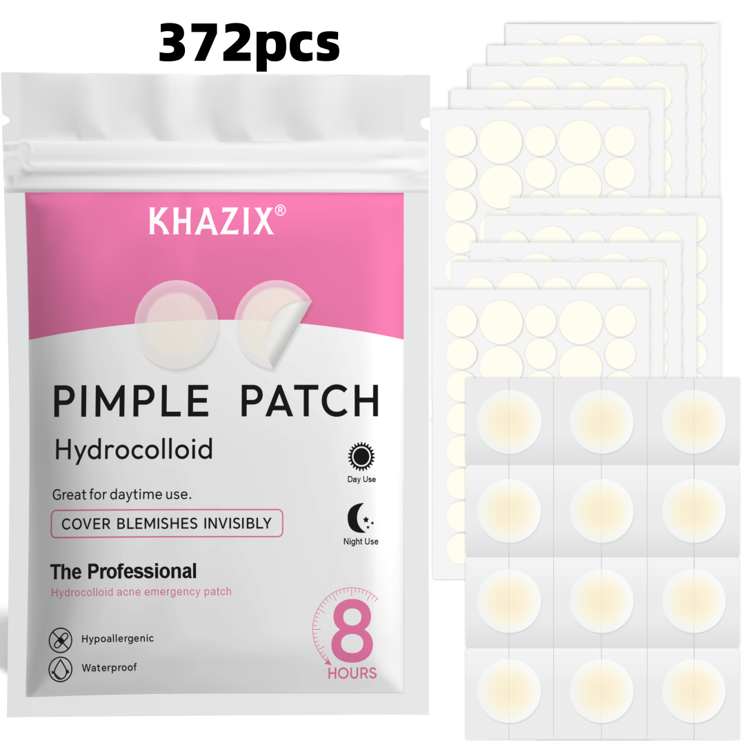 Hydrocolloid Pimple Patch - 372 szt. Hydrokoloidowe plastry na trądzik,