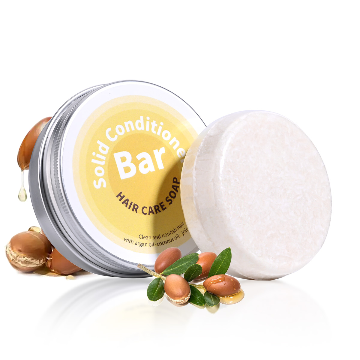 Hair Care - Mydło do włosów z olejami roślinnymi,