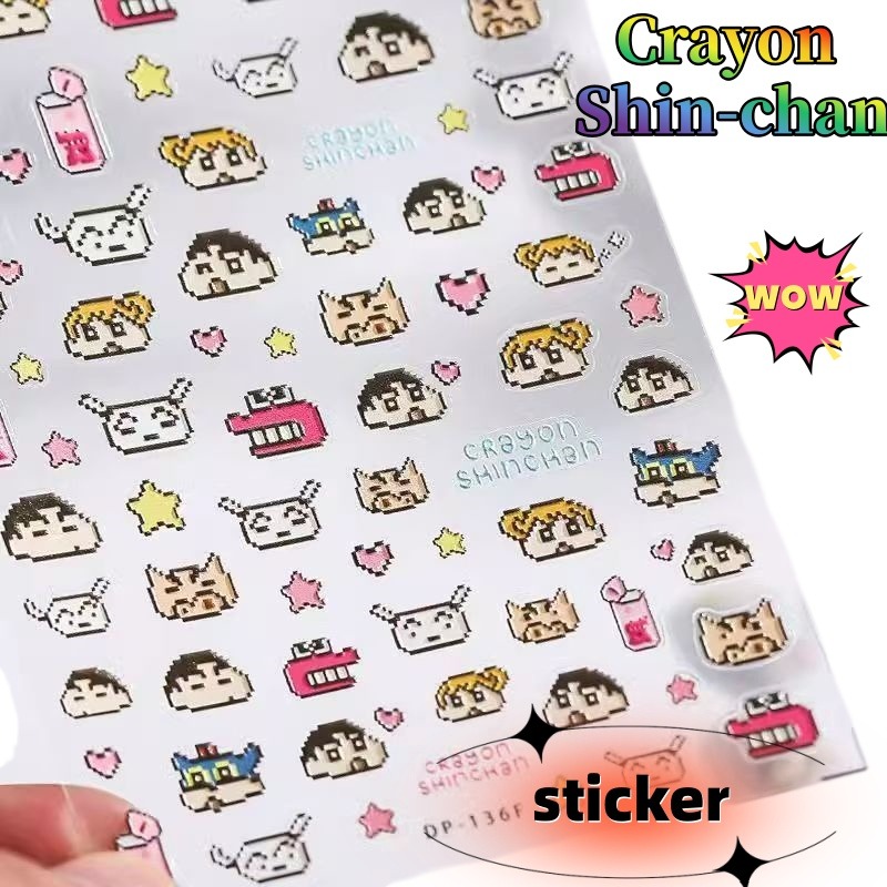 Nail Art - Zeszyt kreatywny z motywem Crayon Shin-chan,