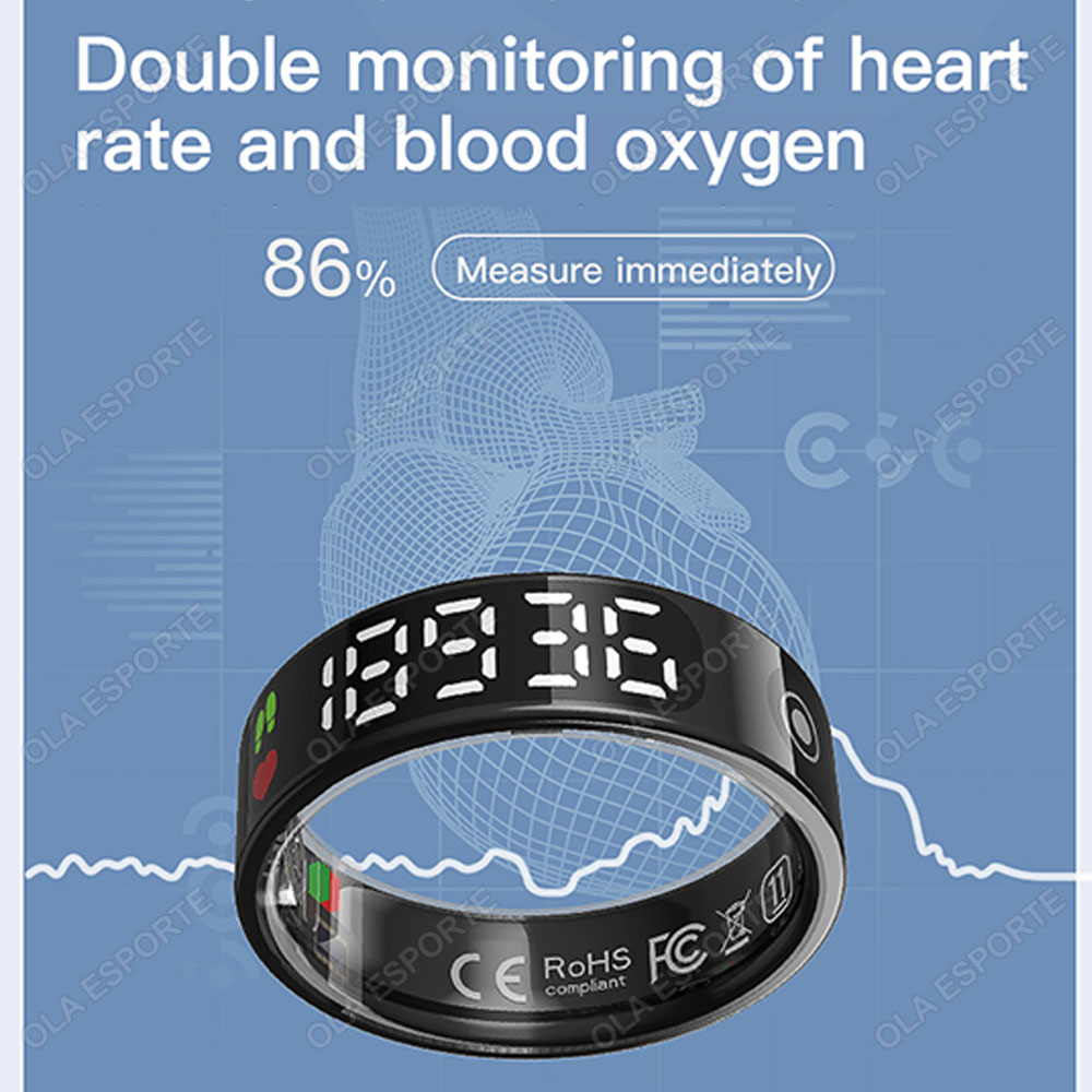 Inteligentny pierścień SR08 z  – Health Monitors recenzja i cena