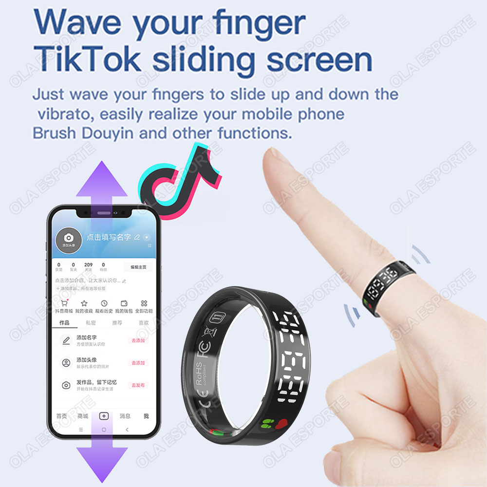 Inteligentny pierścień SR08 z  – Health Monitors recenzja i cena