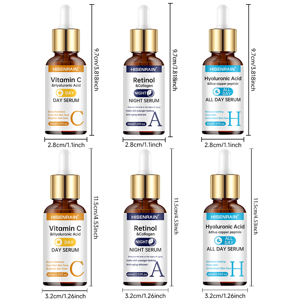 HISENRAIN Serum Duo z Witaminą – Hyaluronic Acid Facial Serum recenzja i cena