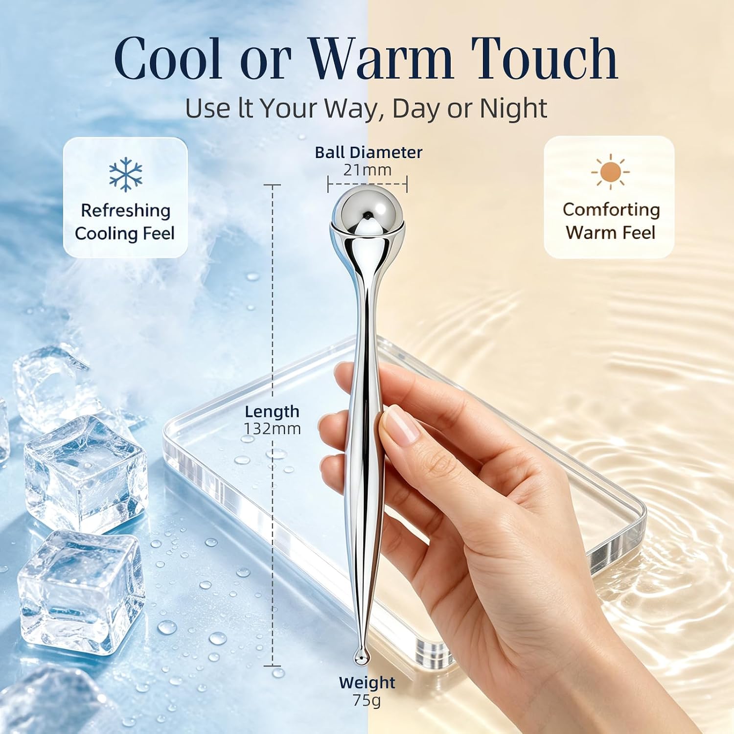Metalowy roller do masażu twar – Face Ice Roller Puffiness recenzja i cena