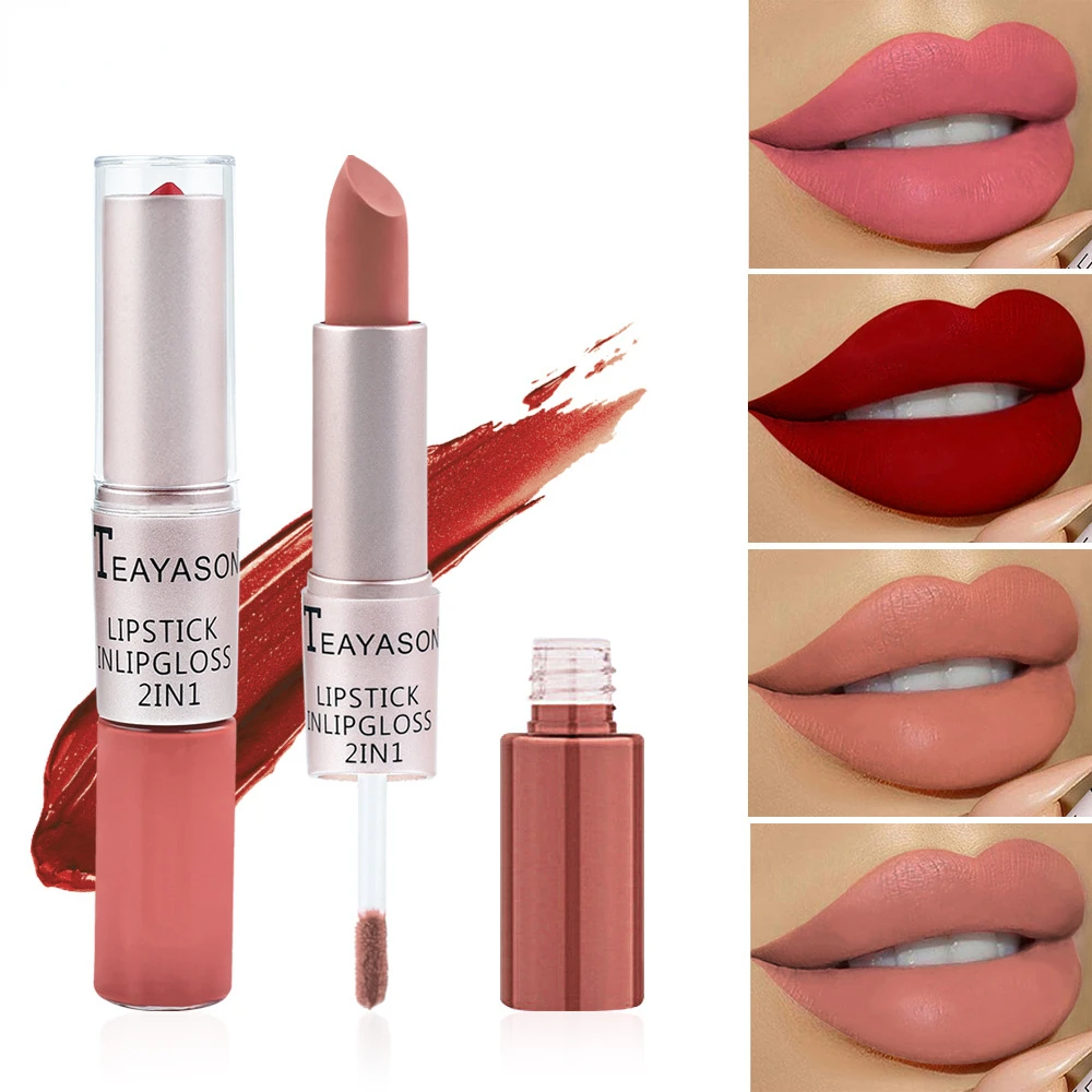 1PC Różowa pomadka do ust Seks – Matte Velvet Lip Tint Long Lasting recenzja i cena