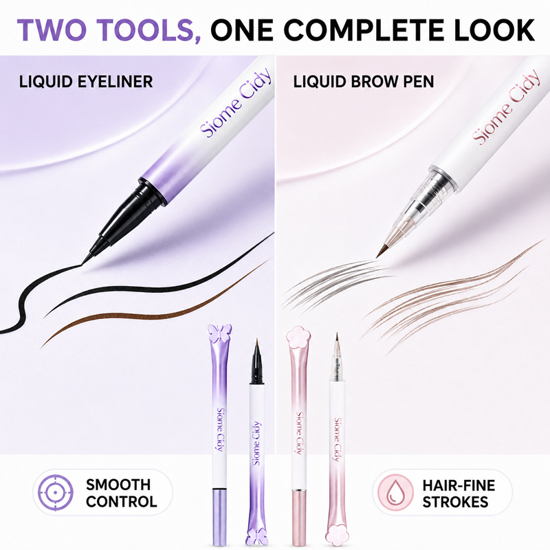 Siome Cidy 4PCS Zestaw Płynnyc – Waterproof Liquid Eyeliner Pen recenzja i cena
