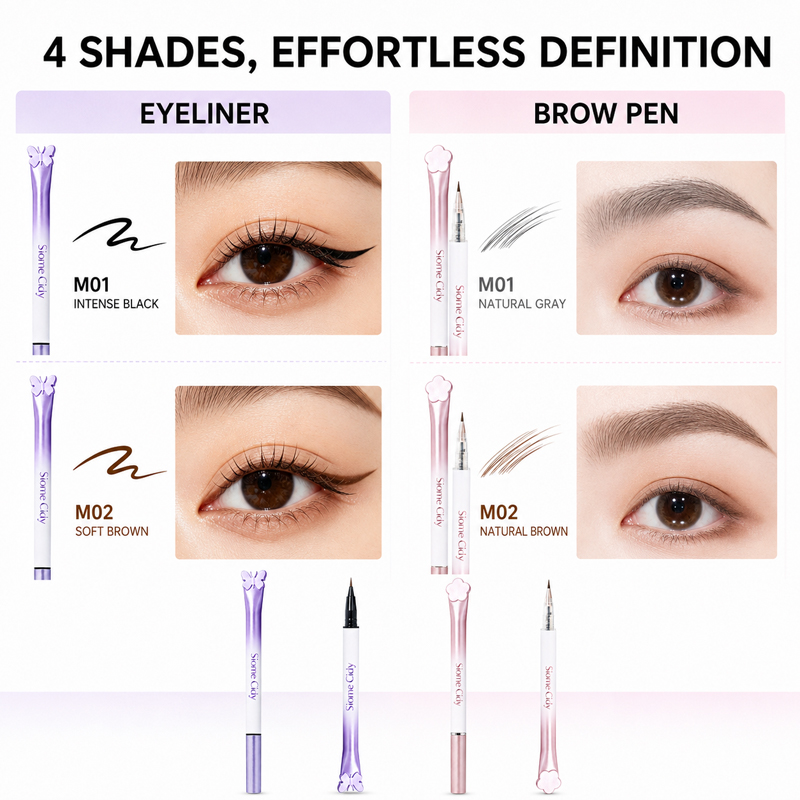 Siome Cidy 4PCS Zestaw Płynnyc – Waterproof Liquid Eyeliner Pen recenzja i cena