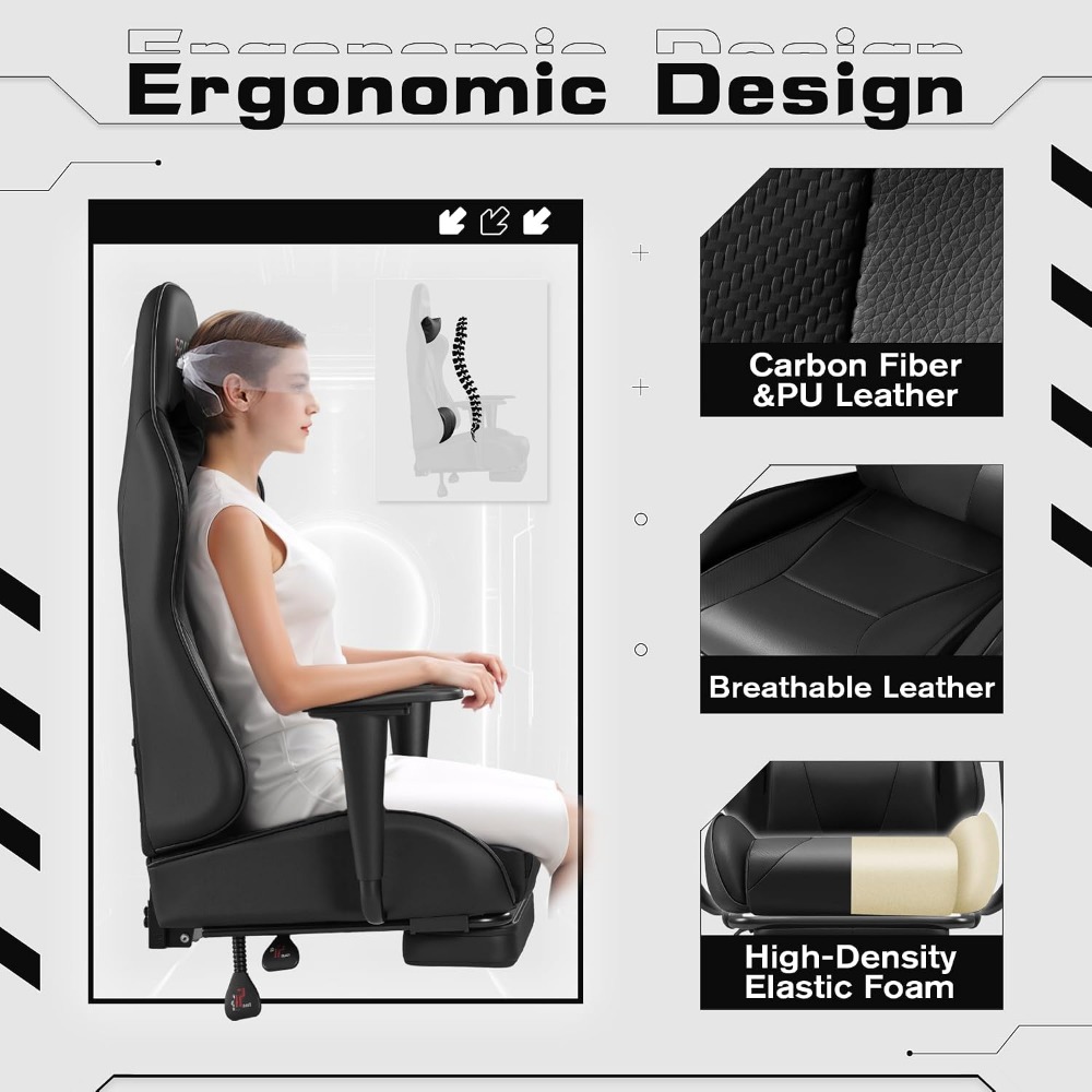 Krzesła gamingowe: Ergonomiczn – Massage recenzja i cena