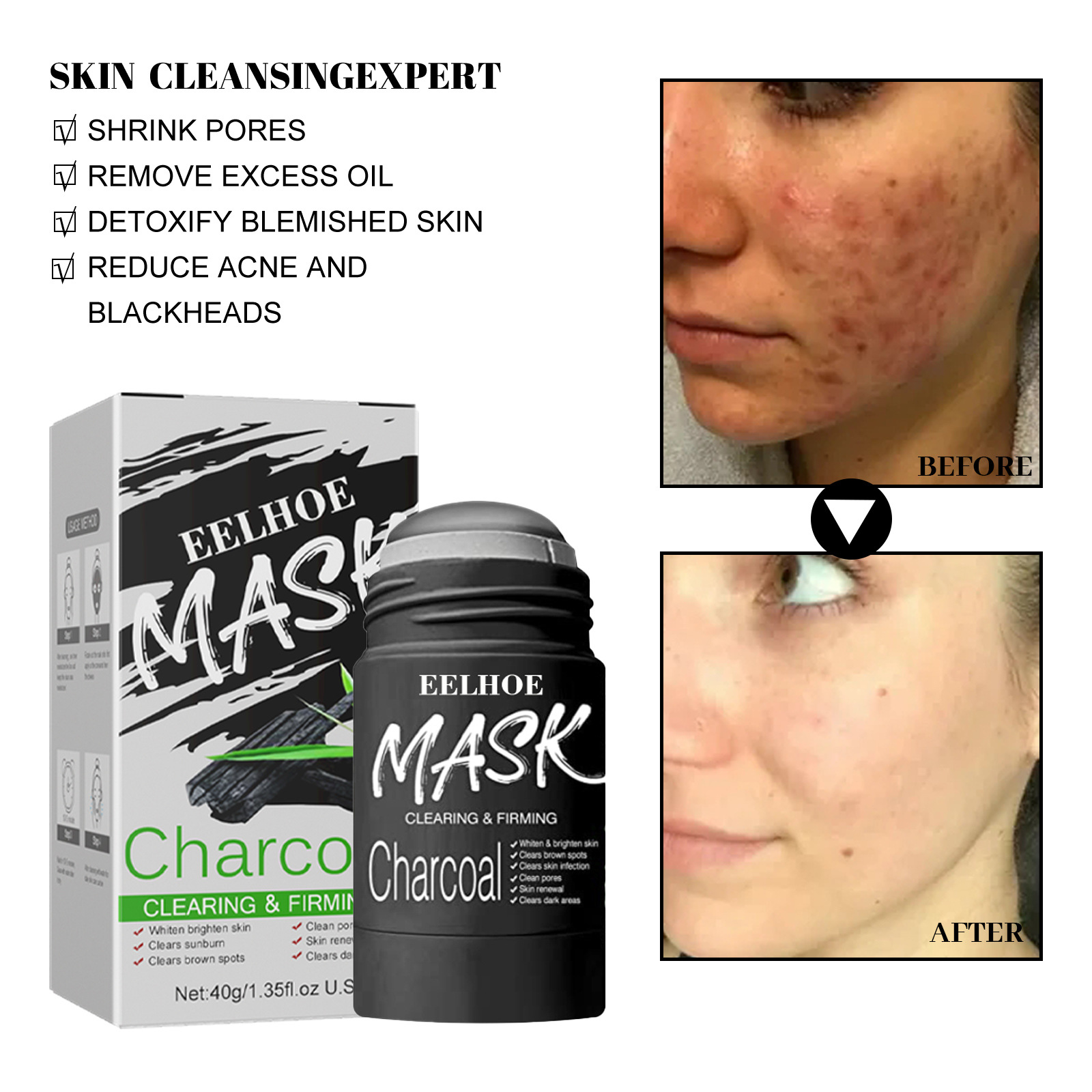 Maseczka w sztyfcie z glinką d – Green Tea Cleansing Clay Mask recenzja i cena