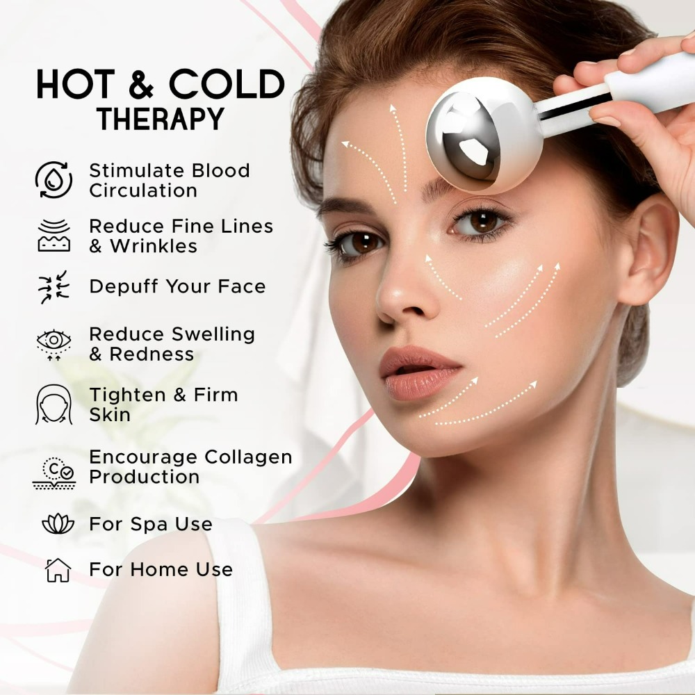 Masażer do twarzy krioterapią, – Face Ice Roller Puffiness recenzja i cena