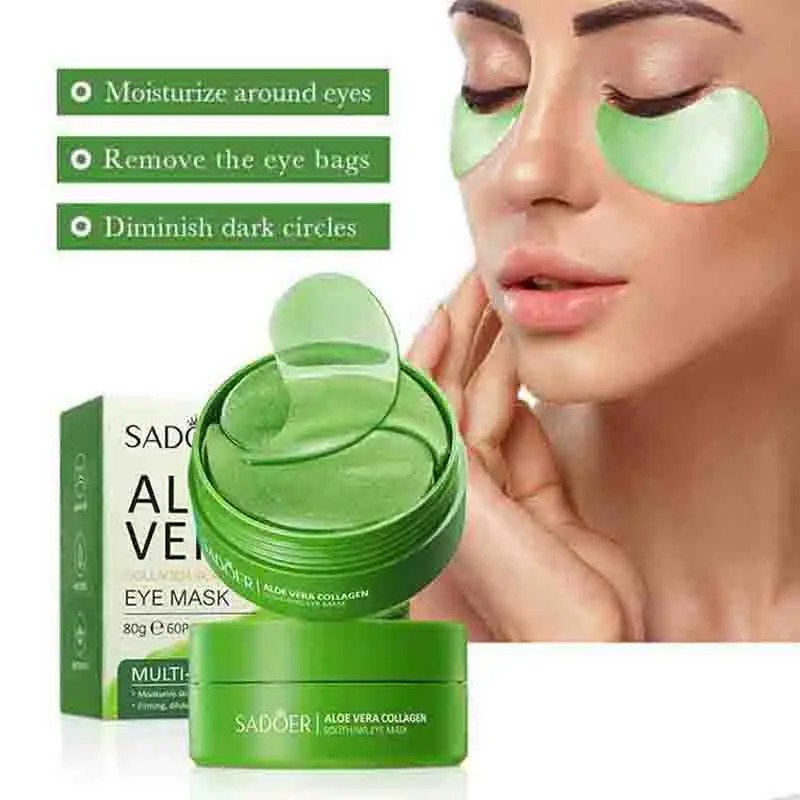 60 sztuk Aloe Vera kolagenowa  – Collagen Under Eye Patches recenzja i cena