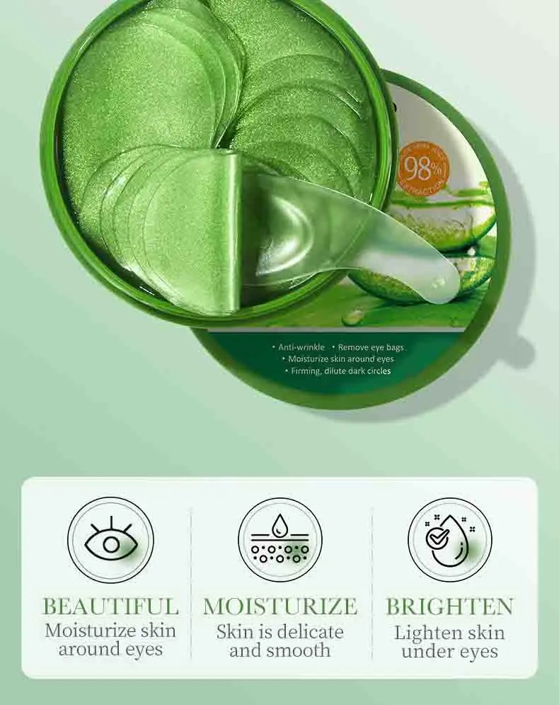 60 sztuk Aloe Vera kolagenowa  – Collagen Under Eye Patches recenzja i cena