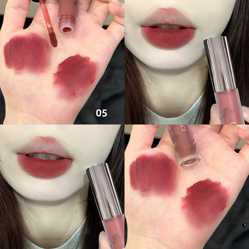 CACE Matowa Aksamitna Brązowa  – Matte Velvet Lip Tint Long Lasting recenzja i cena
