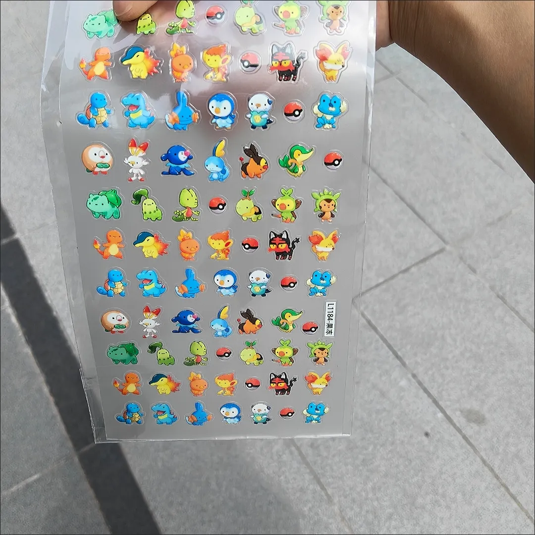 Naklejki na paznokcie Pokémon  – Nail Art recenzja i cena