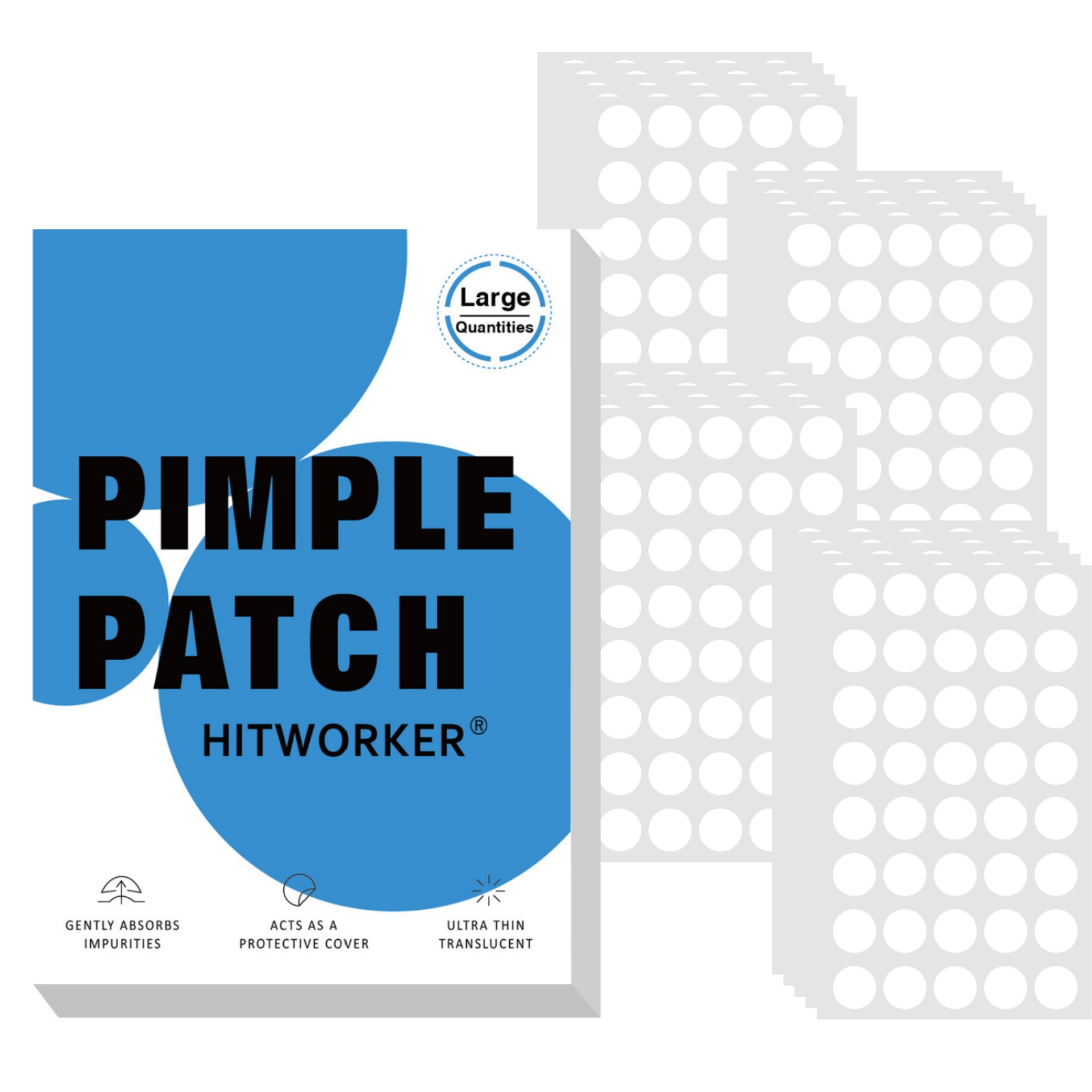 800 szt. hydrokoloidowych plas – Hydrocolloid Pimple Patch recenzja i cena