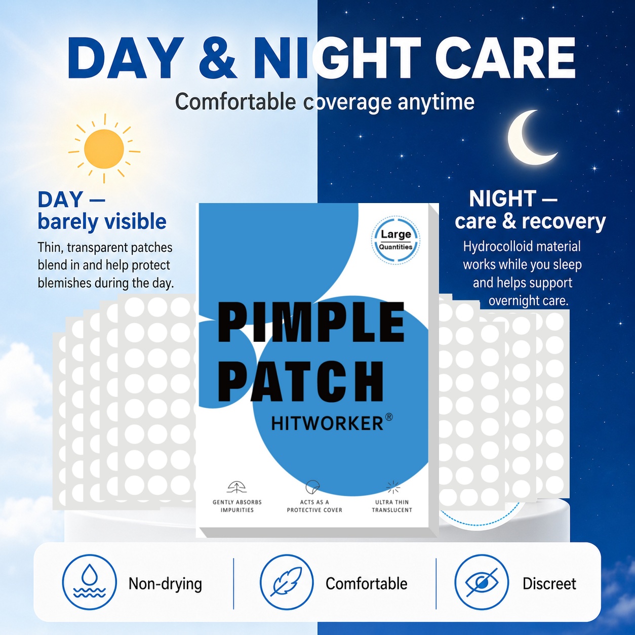 800 szt. hydrokoloidowych plas – Hydrocolloid Pimple Patch recenzja i cena